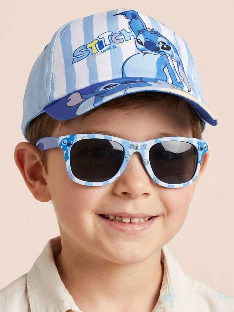 Peers Hardy Disney Stitch cap and sunglasses set, imported from the UK