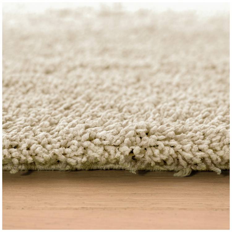 Habitat cream shaggy rug 80x150cm, imported from the UK