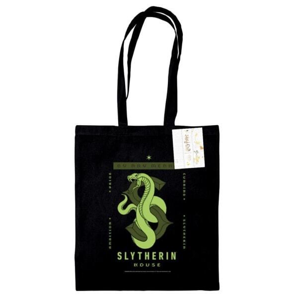 Harry Potter Slytherin tote bag with carry handle, UK version