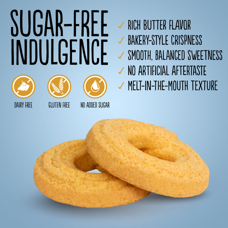 Diablo no added sugar butter cookies 135g (British brand)