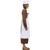 Smiffys Victorian Kit white apron mop cap, UK version