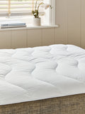 White Temperature Regulating Deep Filled Mattress Protector