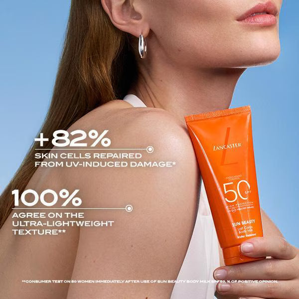 Lancaster Sun Beauty Body Milk SPF50 175ml, UK version