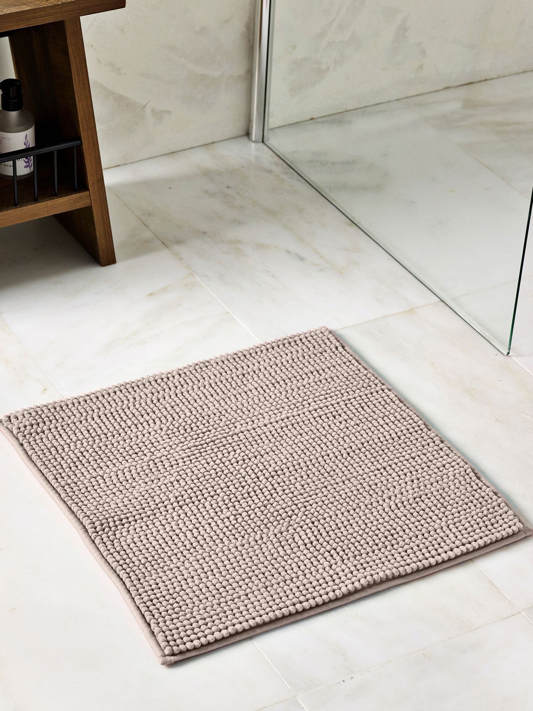 Sage Green Bobble Bath Mat