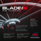 Winmau Blade 6 Triple Core PDC professional dartboard - British product