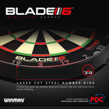 Winmau Blade 6 Triple Core PDC professional dartboard - British product