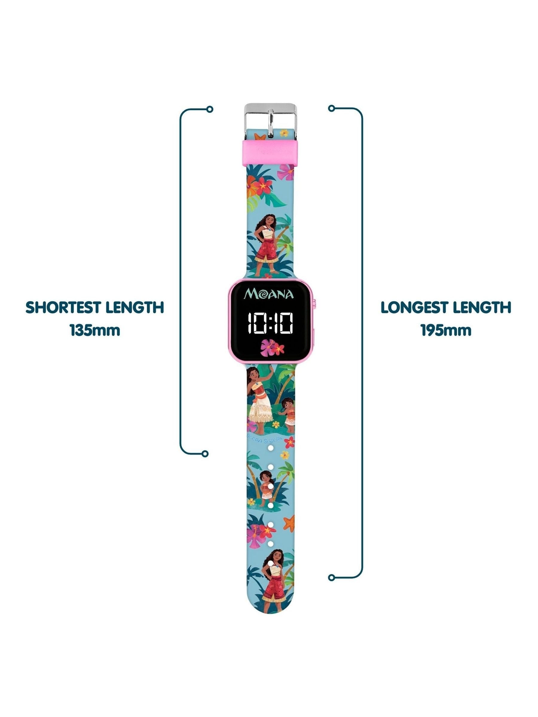 Peers Hardy Moana LED watch with silicone strap (British brand)