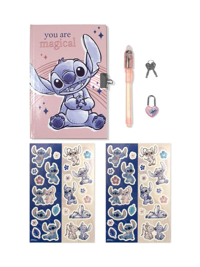 Next Peers Hardy Pink Disney Stitch Stationery Set with Diary and Magic Pen- Buy online at McGrocer