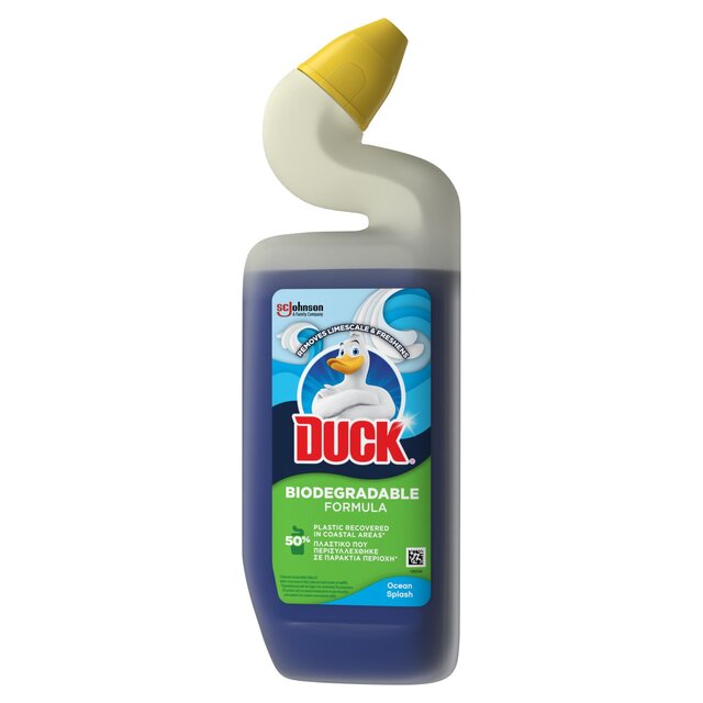 Duck Biodegradable Toilet Cleaning Liquid Ocean Splash   750ml