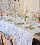 Alexandre Turpault linen botanical tablecloth 170cm by 250cm - British product