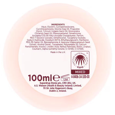 Superdrug Superdrug Vitamin E leave-on ansiktsmaske fuktighetsbehandling 100ml- Kjøp online hos McGrocer
