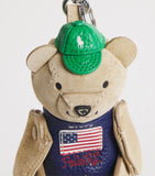 Polo Ralph Lauren leather Polo Bear bag charm (British brand)