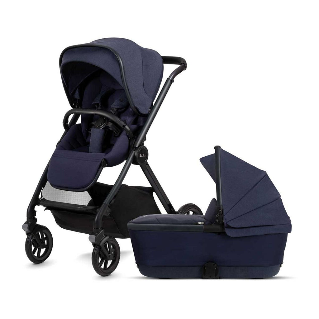 Silver Cross Reef Neptune Pushchair with First Bed Folding Carrycot