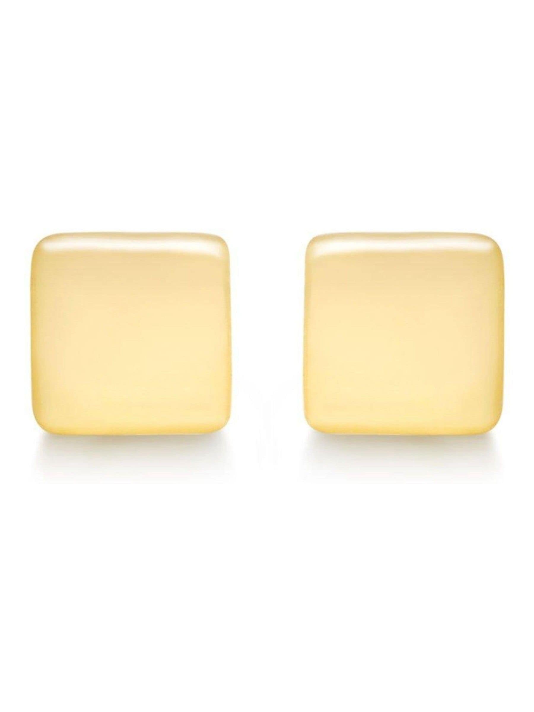 Beaverbrooks 9ct Gold Square Stud Earrings