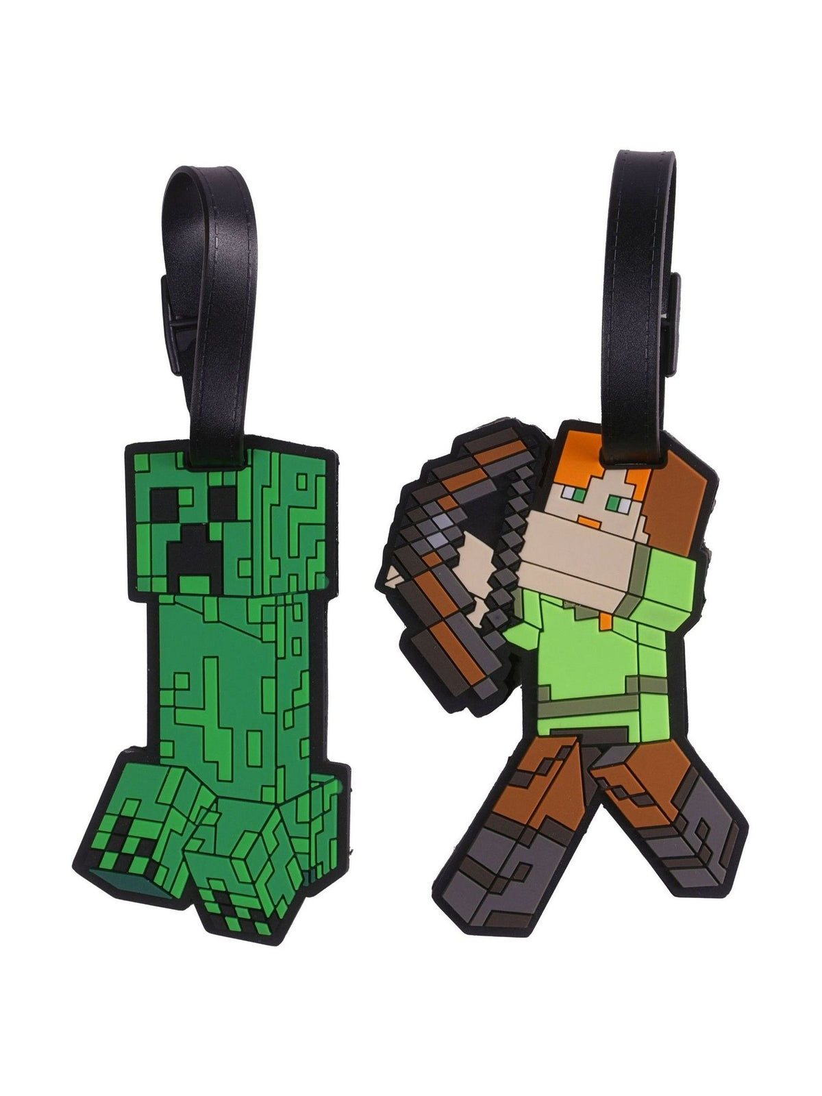 Peers Hardy Minecraft luggage tags set of 2, imported from the UK