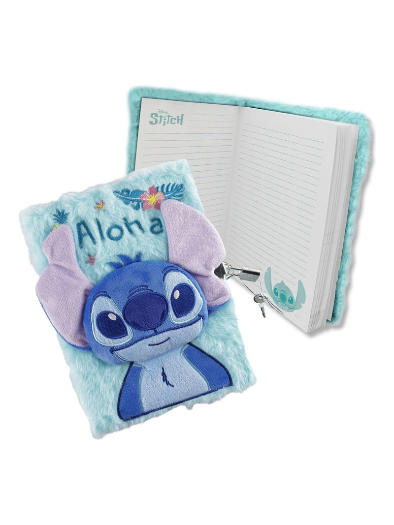 Peers Hardy Blue Stitch 3D plush A5 diary, UK version