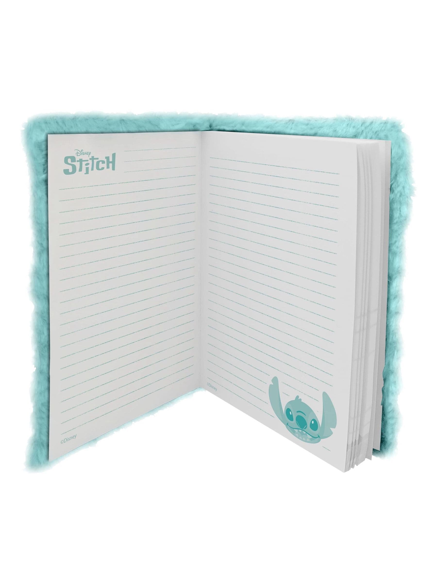 Peers Hardy Blue Stitch 3D plush A5 diary, UK version
