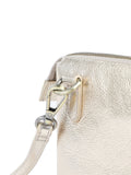 Jones Bootmaker Gold Warsaw leather zip up shoulder bag (British brand)