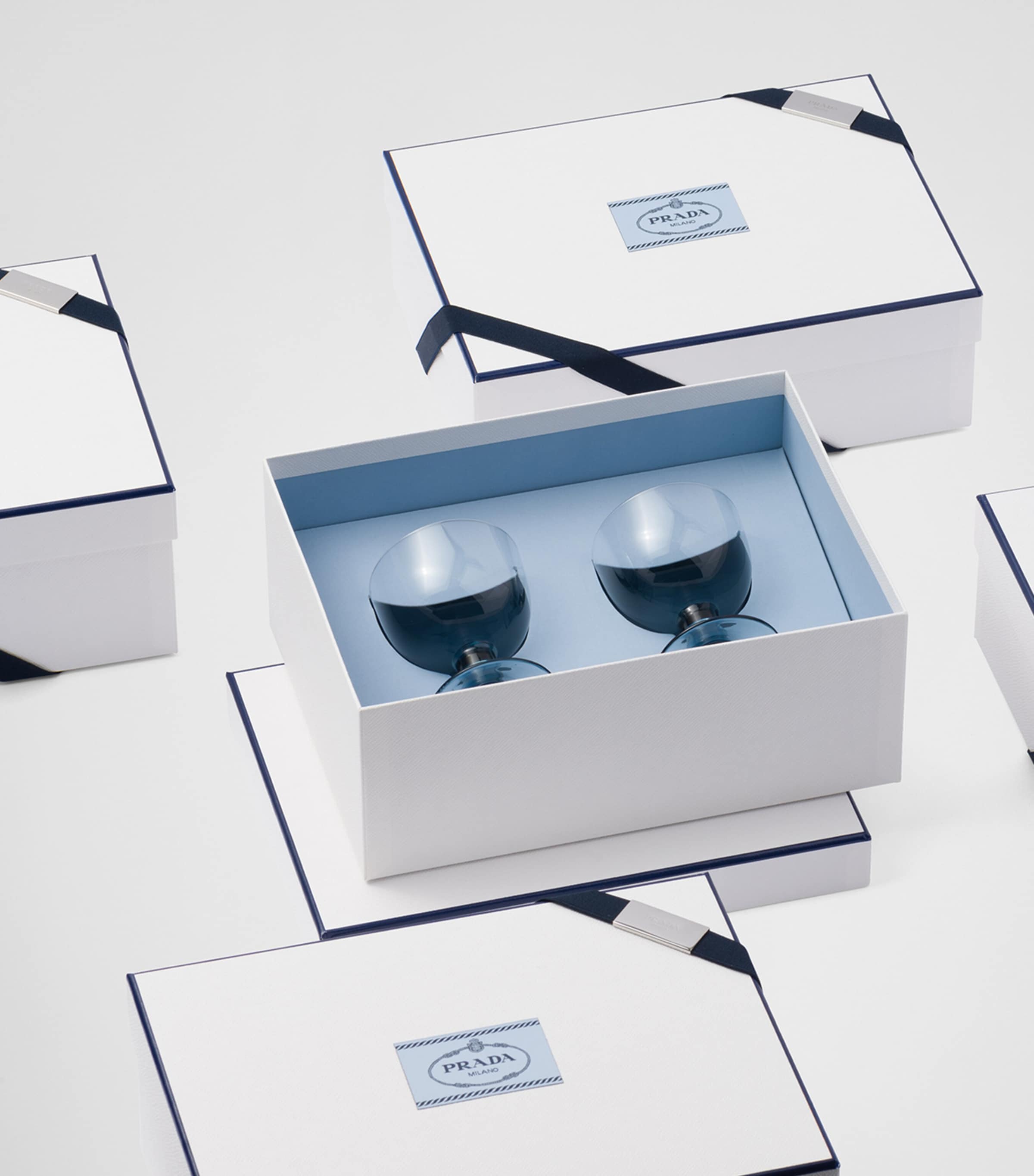 Prada set of 2 water glasses, imported from the UK