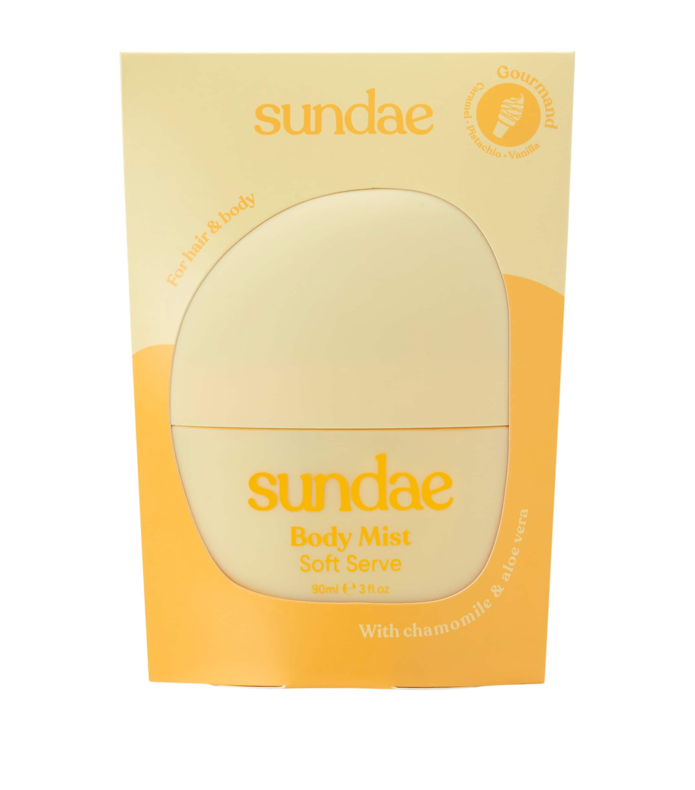 Sundae Body Soft Serve Hair & Body Mist 90ml (British brand)