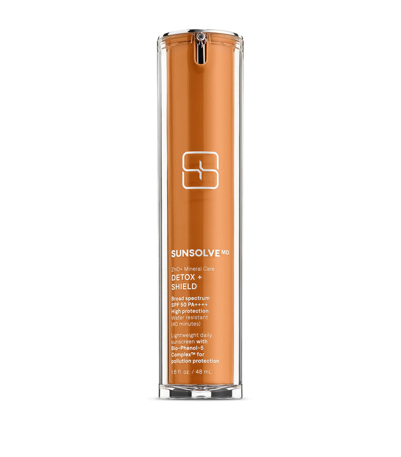 SunsolveMD Detox + Shield SPF 50 sunscreen 48ml (British brand)