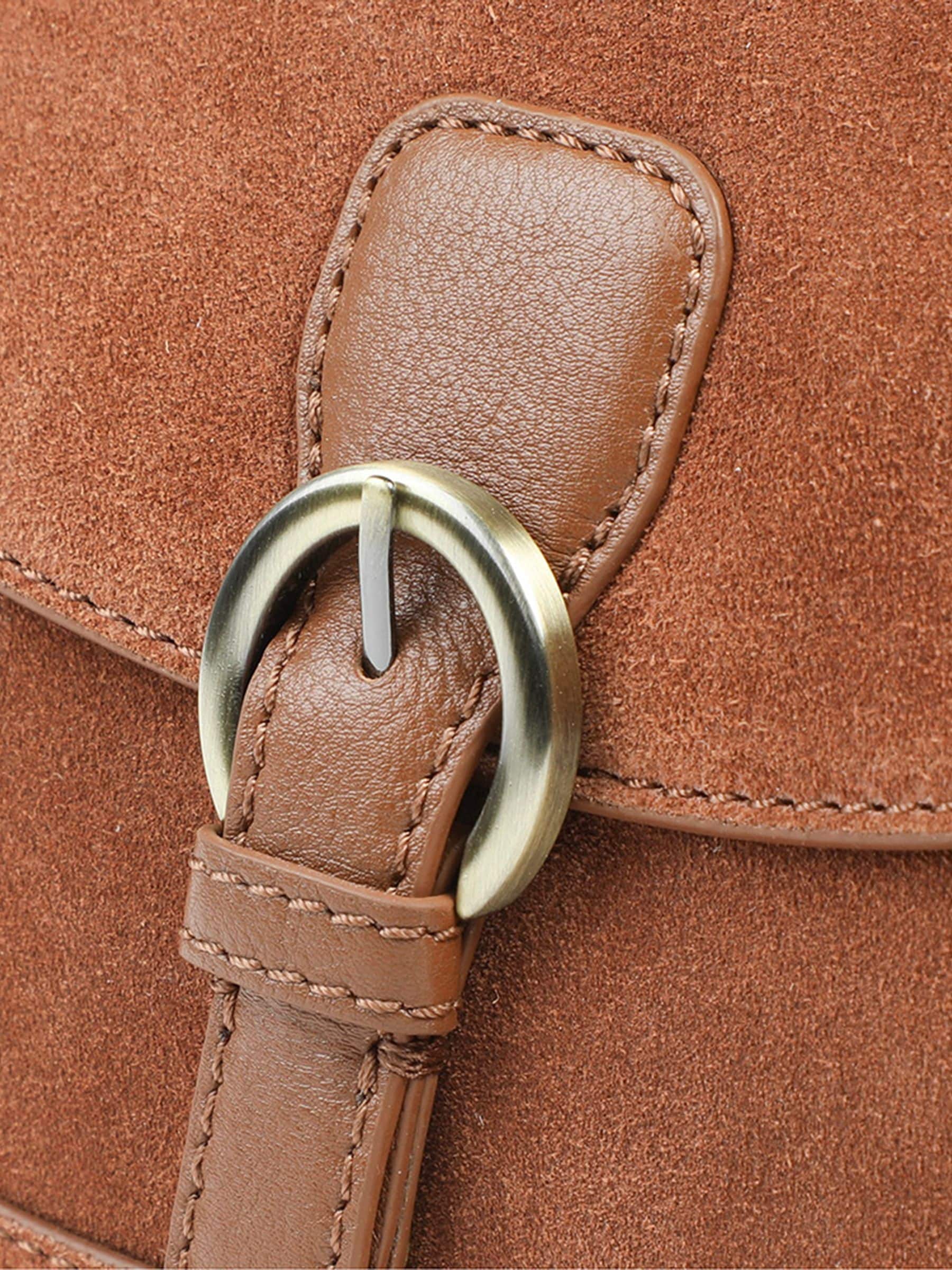 Jones Bootmaker brown winola premium leather crossbody bag 18cm (British brand)