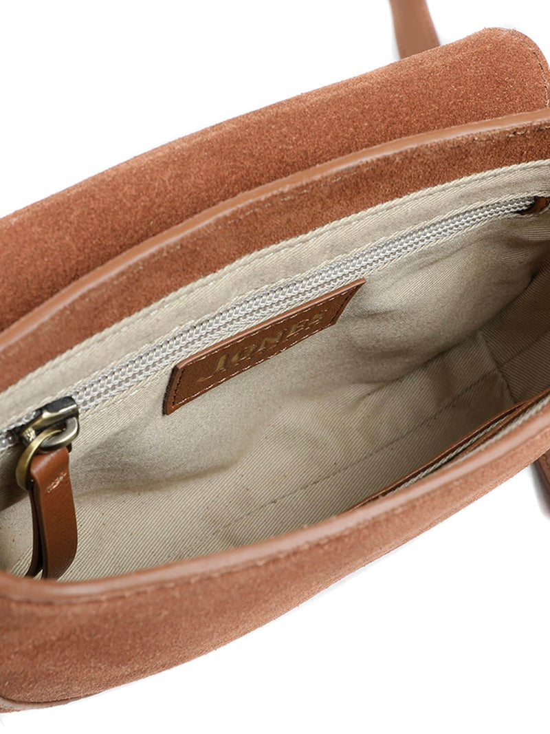Jones Bootmaker brown winola premium leather crossbody bag 18cm (British brand)
