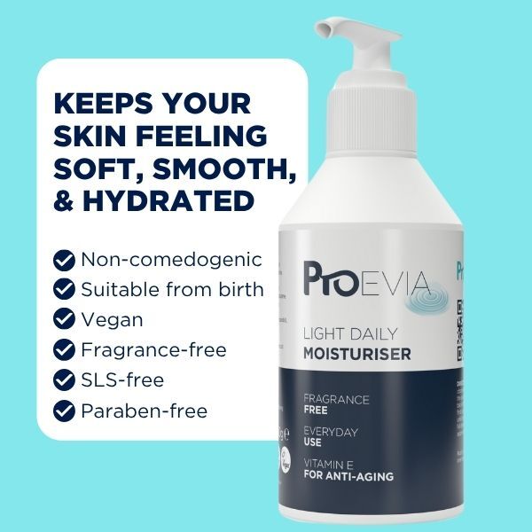 ProEvia Daily Moisturiser 250g, imported from the UK