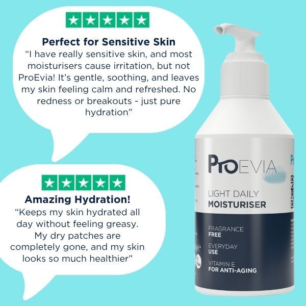 ProEvia Daily Moisturiser 250g, imported from the UK