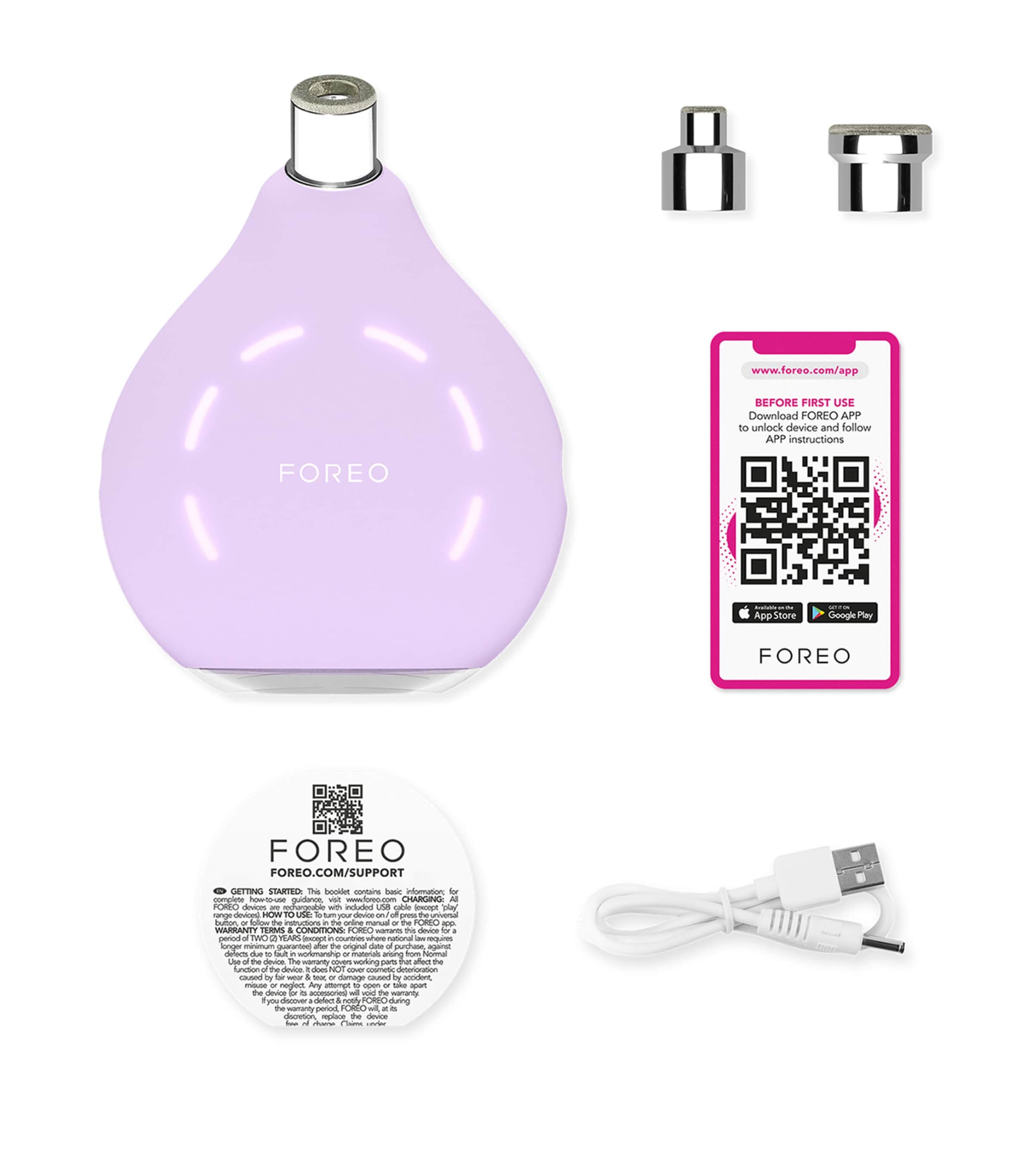 Foreo Kiwi Derma microdermabrasion and pore vacuum device, imported from the UK