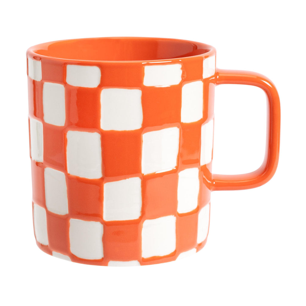 Habitat Checkerboard Wax Resist Mug