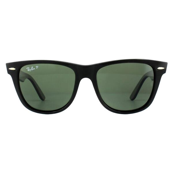 Ray-Ban Wayfarer 2140 black polarised unisex sunglasses - British product