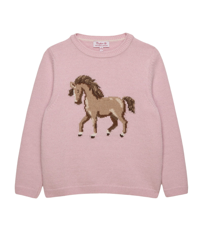Trotters Grace Rocking Horse sweater 6-11 years (British brand)