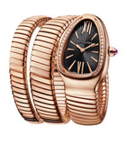 Bvlgari Serpenti rose gold diamond watch 35mm - British product