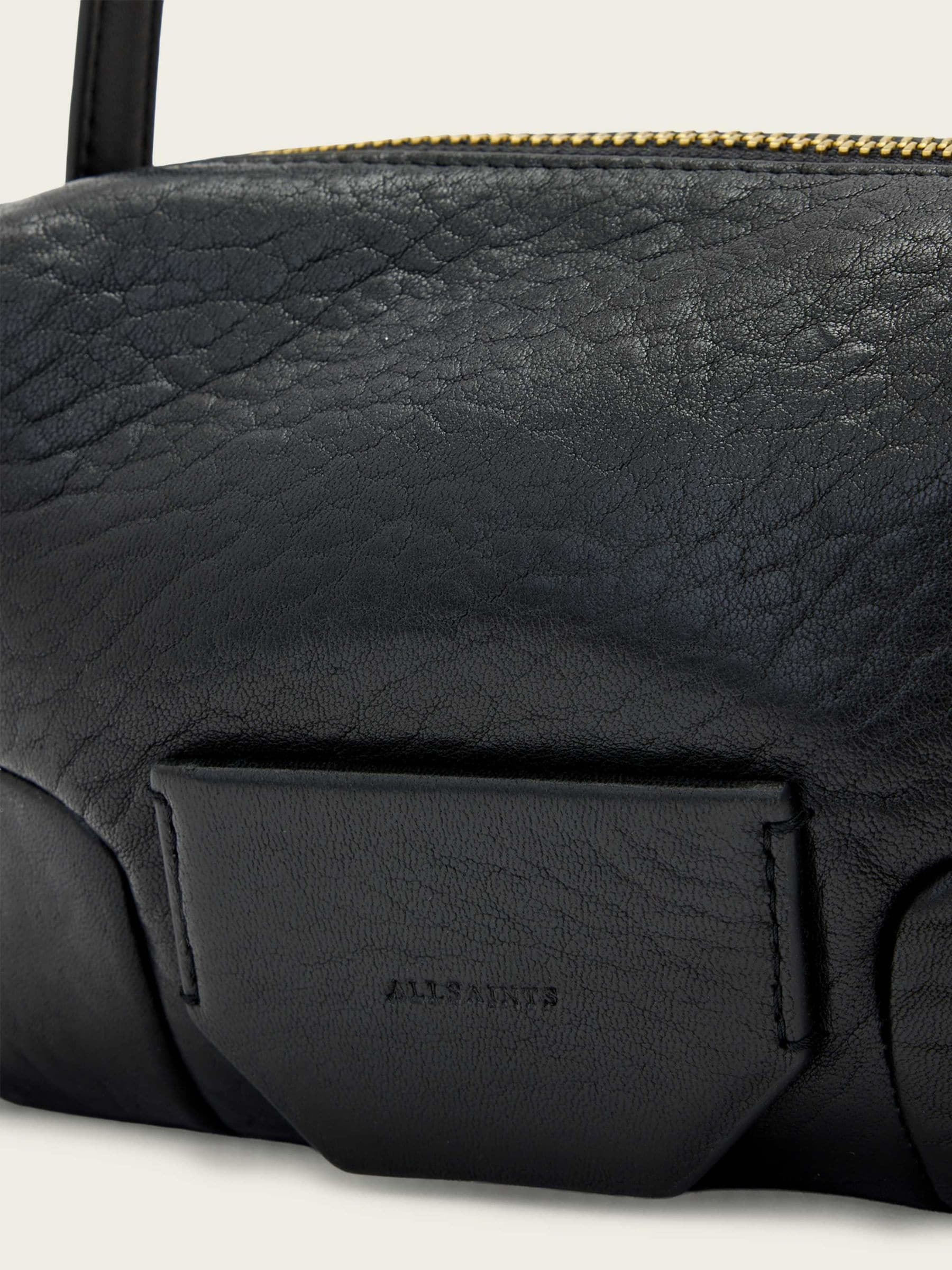 AllSaints black Ares Micro crossbody bag, imported from the UK