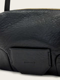 AllSaints black Ares Micro crossbody bag, imported from the UK