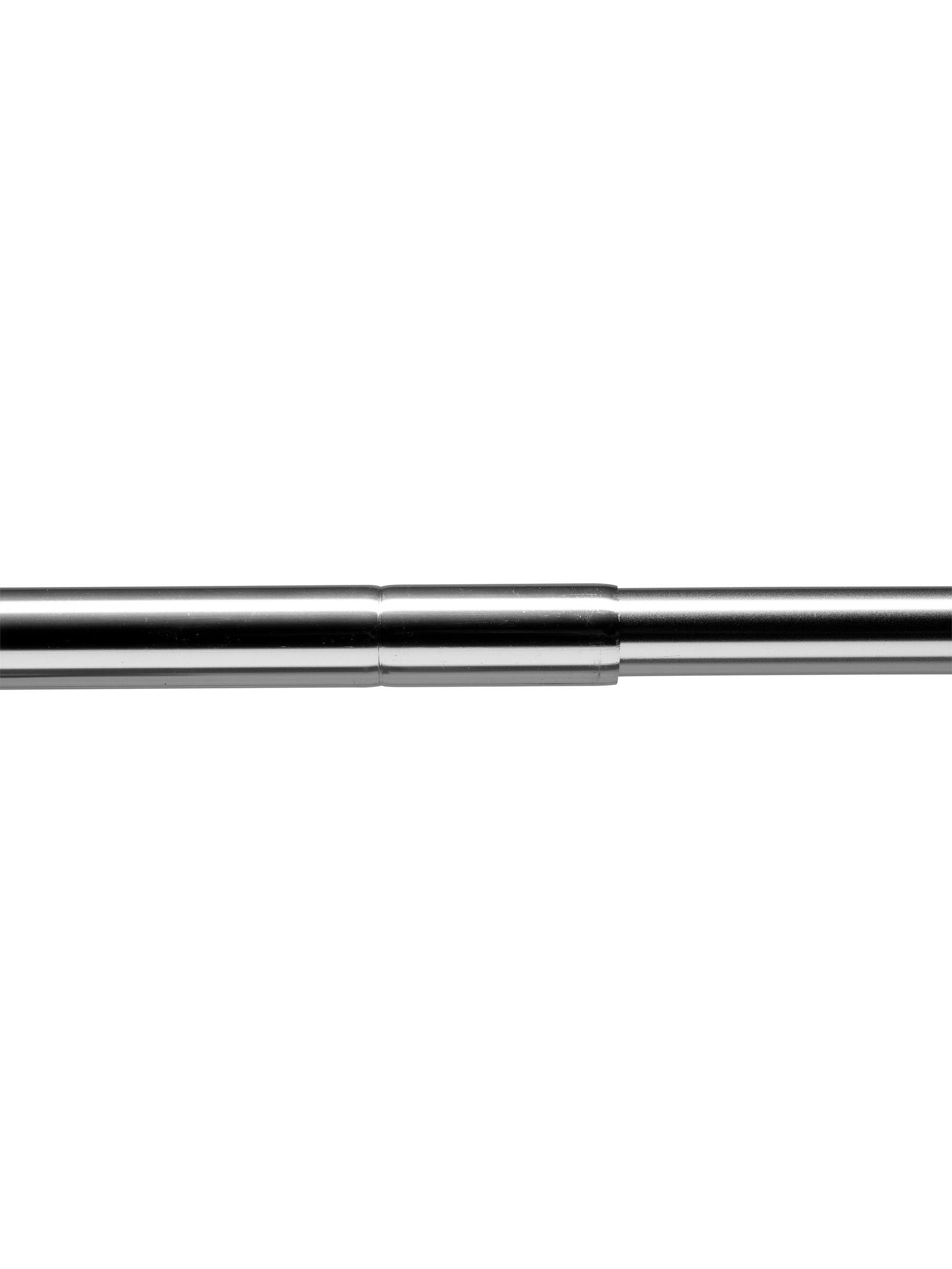 CROYDEX telescopic tension rod chrome shower curtain rail - British product