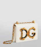 Dolce&Gabbana DG Girls cross-body bag leather baroque hardware, UK version