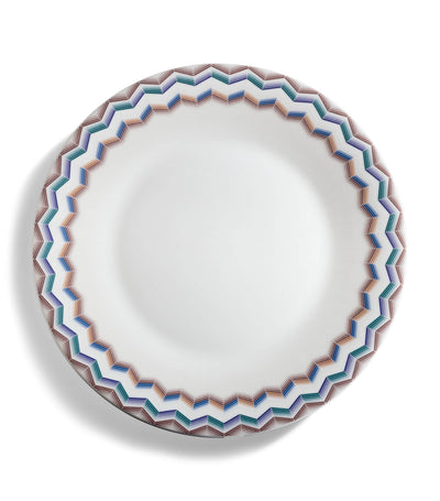 Harrods Missoni Home Porcelain Zigzag Jarris 148 Dinner Plate 27.5cm - اشترِ عبر الإنترنت من McGrocer