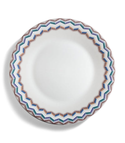 Harrods Missoni Home Porcelain Zigzag Jarris 148 Dinner Plate 27.5cm - اشترِ عبر الإنترنت من McGrocer