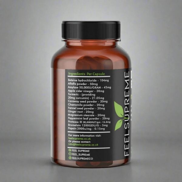 Feel Supreme Digestive Enzymes 90 capsules, UK version