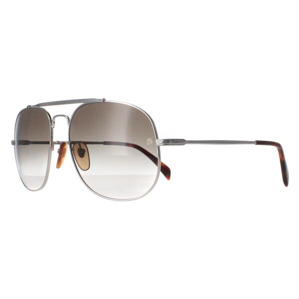 David Beckham silver gradient aviator sunglasses, UK version