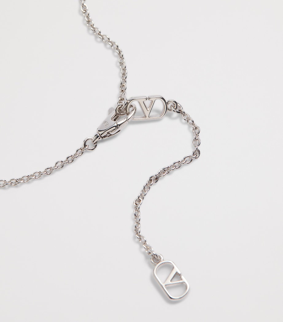 Valentino Garavani VLogo pendant necklace, imported from the UK