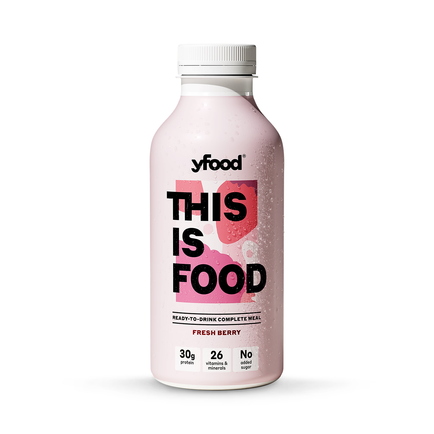 yfood ready-to-drink complete meal Fresh Berry 500ml, UK version
