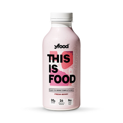 Tesco yfood Ready-to-Drink Complete Meal Fresh Berry 500ml- Buy online at McGrocer