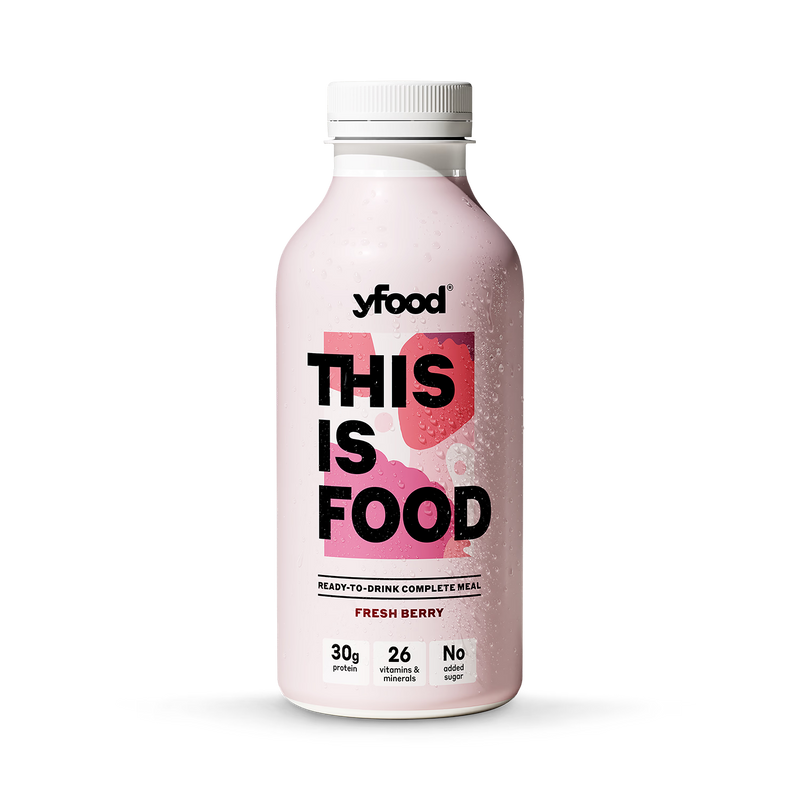 yfood ready-to-drink complete meal Fresh Berry 500ml, UK version