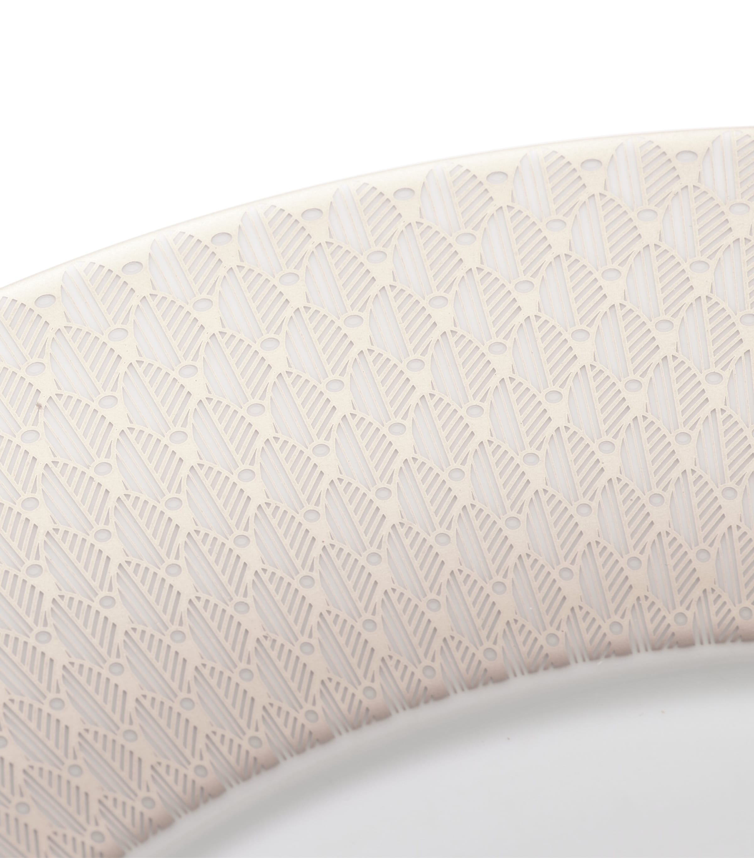 Christofle Malmaison Platinum Impériale porcelain underplate 31cm - British product
