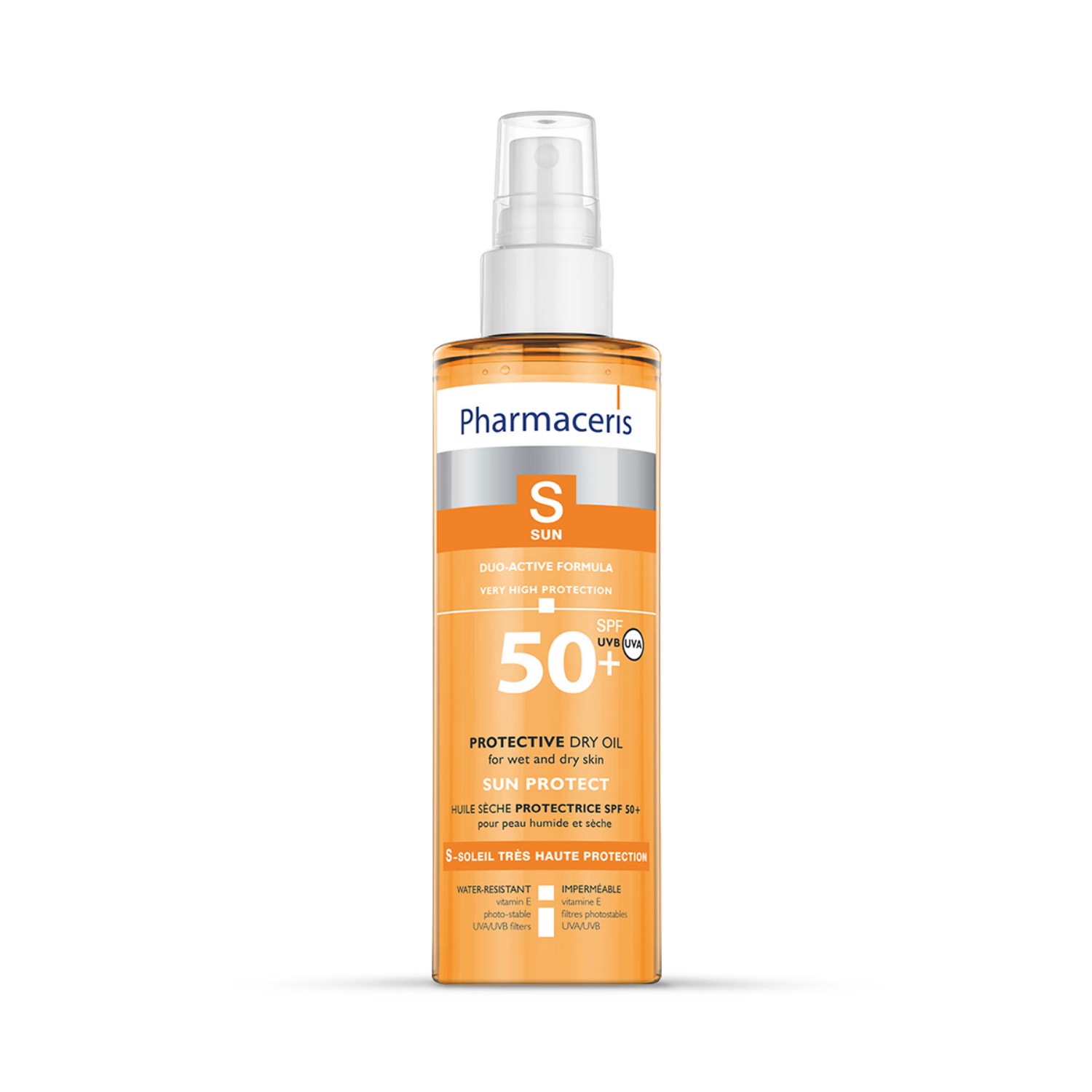 Pharmaceris protective dry oil SPF 50 200ml - British product