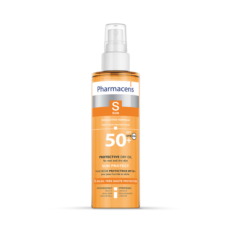 Pharmaceris protective dry oil SPF 50 200ml - British product