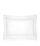 Pratesi Oxford pillowcase with braid motif 50cm x 75cm, imported from the UK